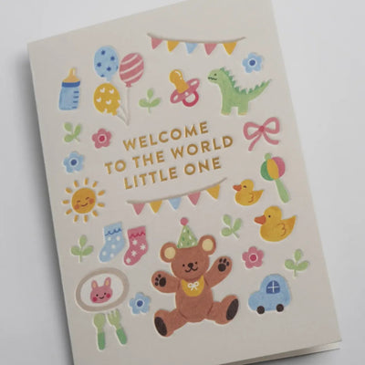 כרטיס ברכה: Welcome To The World Little One 
