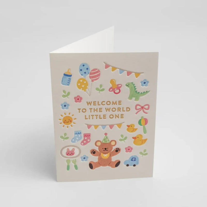כרטיס ברכה: Welcome To The World Little One 