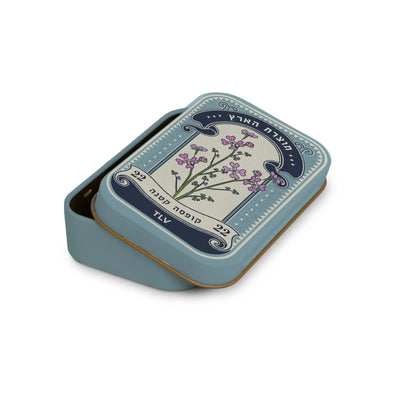 קופסת פח קטנה:  wild flowers 6
