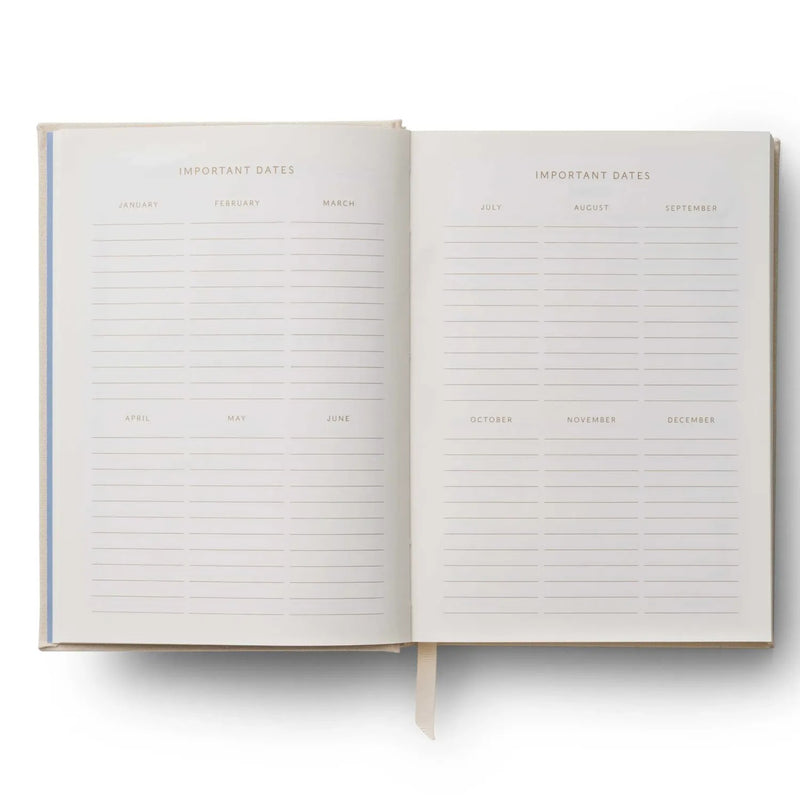 יומן 5 שנים בכריכה רקומה: Wildwood 