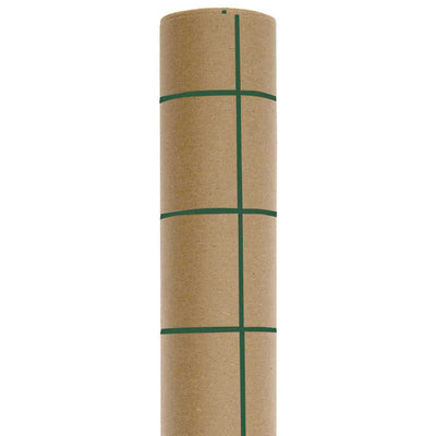 גליל נייר עטיפה: Kraft Grid Green