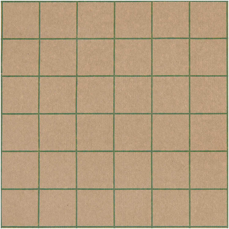 גליל נייר עטיפה: Kraft Grid Green