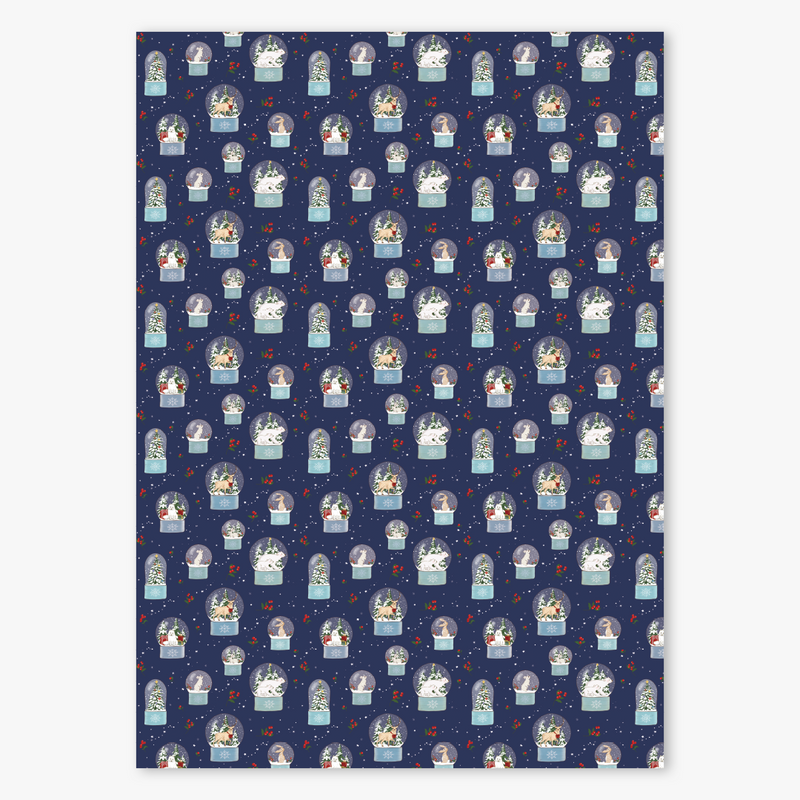 נייר עטיפה: Christmas Globes 