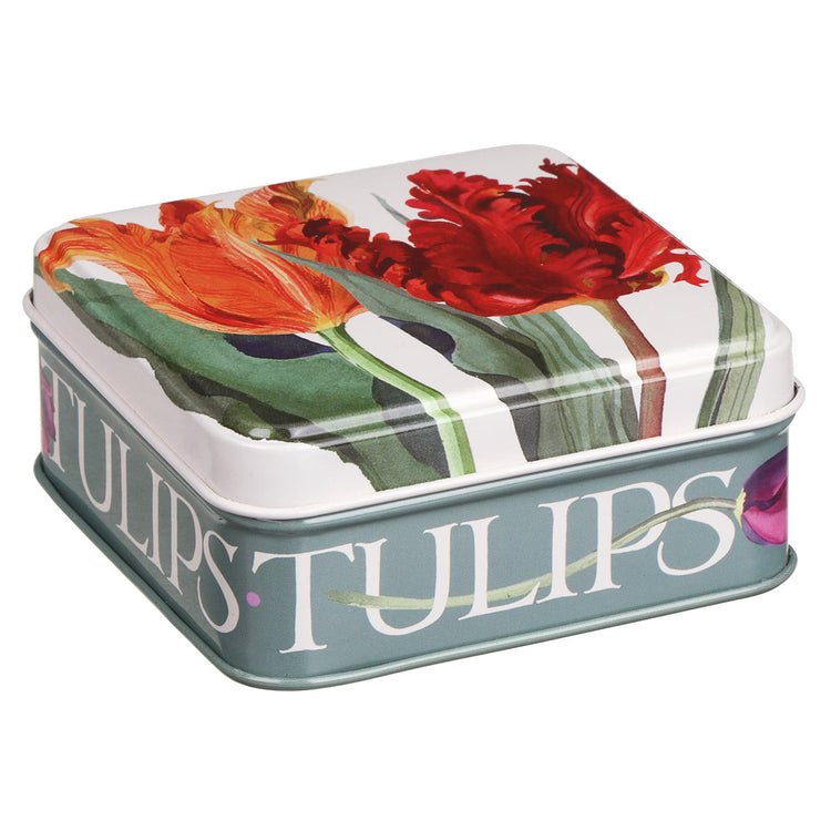 קופסת פח קטנה : Tulips
