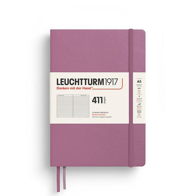  מחברת כריכה קשה עבה: Dusty Rose, A5 