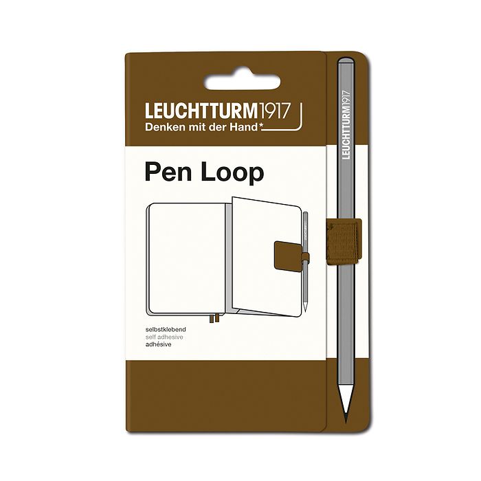מחזיק לעט: Penloop Spice Brown