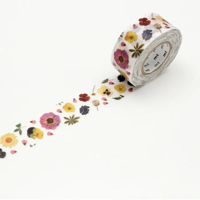וואשי טייפ רחב: Pack Pressed Flowers