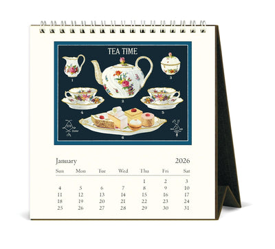 לוח שנה שולחני: Tea Time 2026