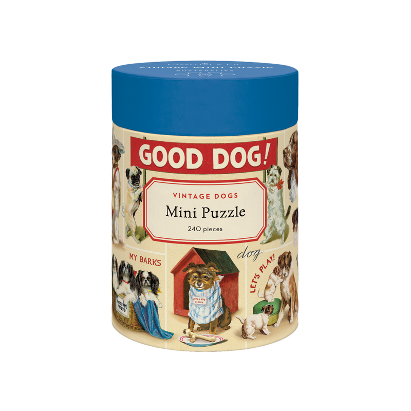 מיני-פאזל 240 חלקים: Vintage Dogs
