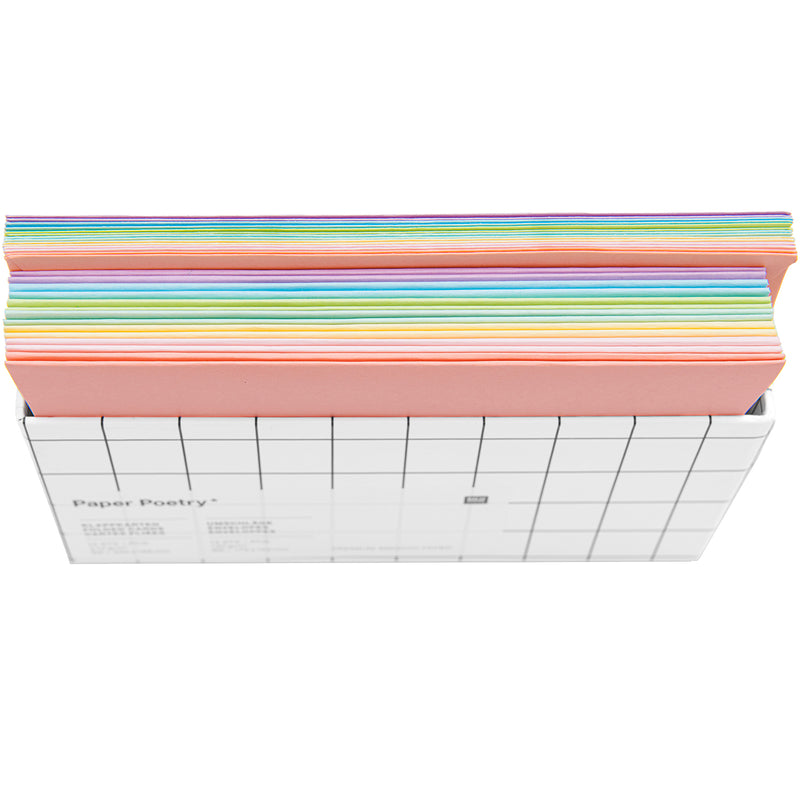 מארז כרטיסי ברכה : Rainbow, Pastel B6
