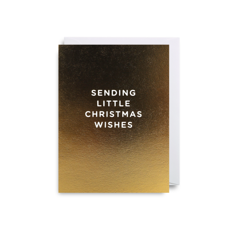 מיני כרטיס ברכה : Sending Little Christmas Wishes
