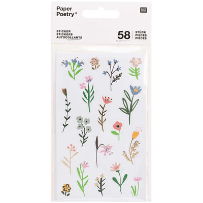 מדבקות : Scatter Flower