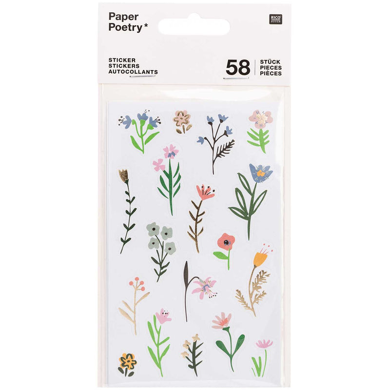 מדבקות : Scatter Flower