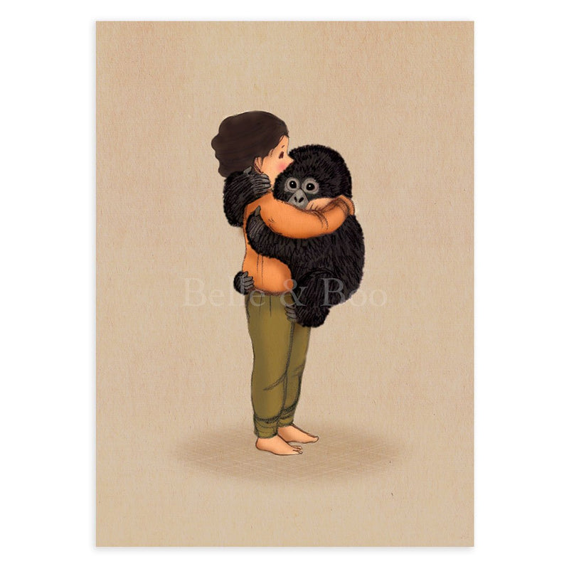 גלויה : Baby Monkey