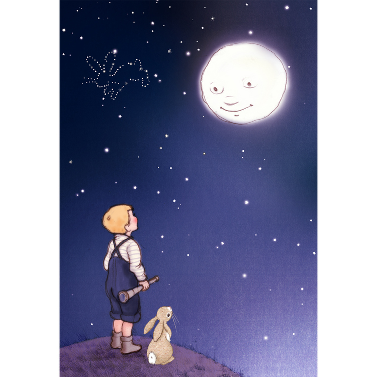 גלויה : Boy And The Moon