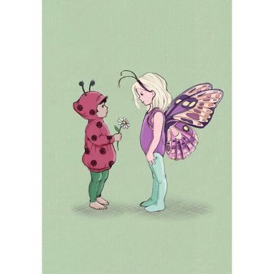 גלויה : Bug Friends