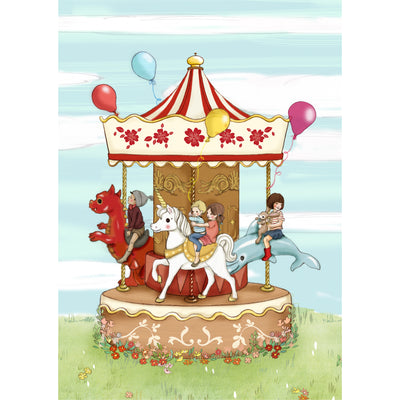 גלויה : Carnival Carousel