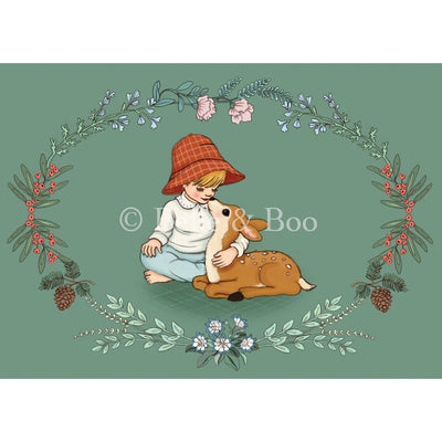 גלויה : Deer Boy