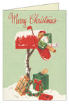 מארז 10 כרטיסי ברכה : Christmas Mailbox