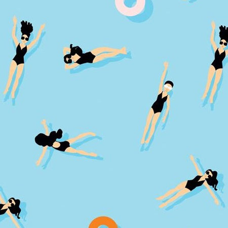 נייר עטיפה : Swimming Girls