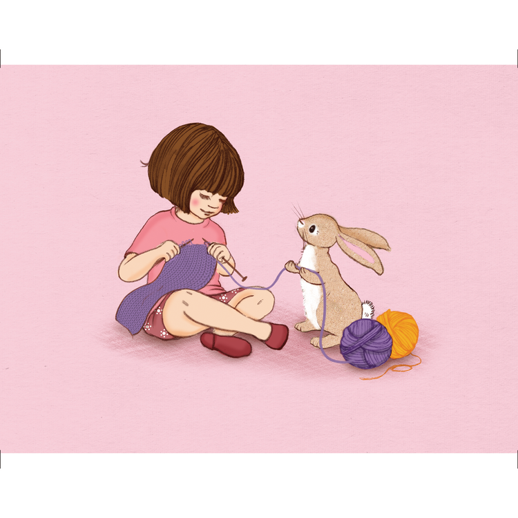 גלויה : Knit One Purl One