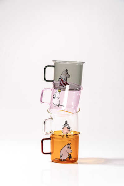 ספל זכוכית : Snorkmaiden, Light Pink