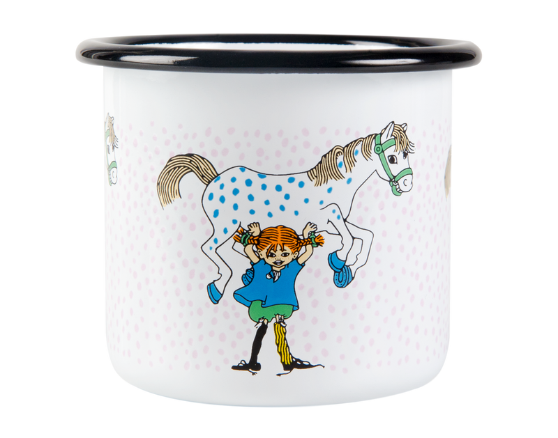 ספל אמייל : Pippi And The Horse S