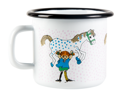 ספל אמייל : Pippi And The Horse S