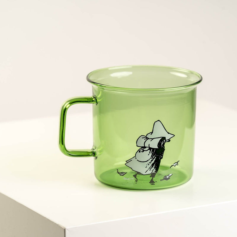 ספל זכוכית : Snufkin, Green