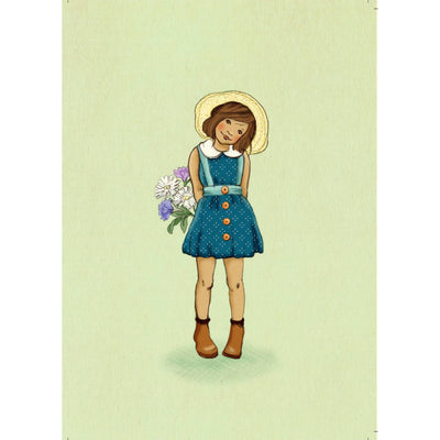 גלויה : Flower Girl