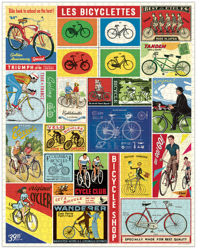 פאזל 1000 חלקים : Bicycles