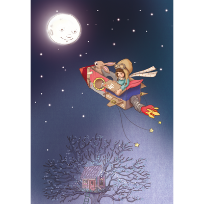 גלויה : Night Flight