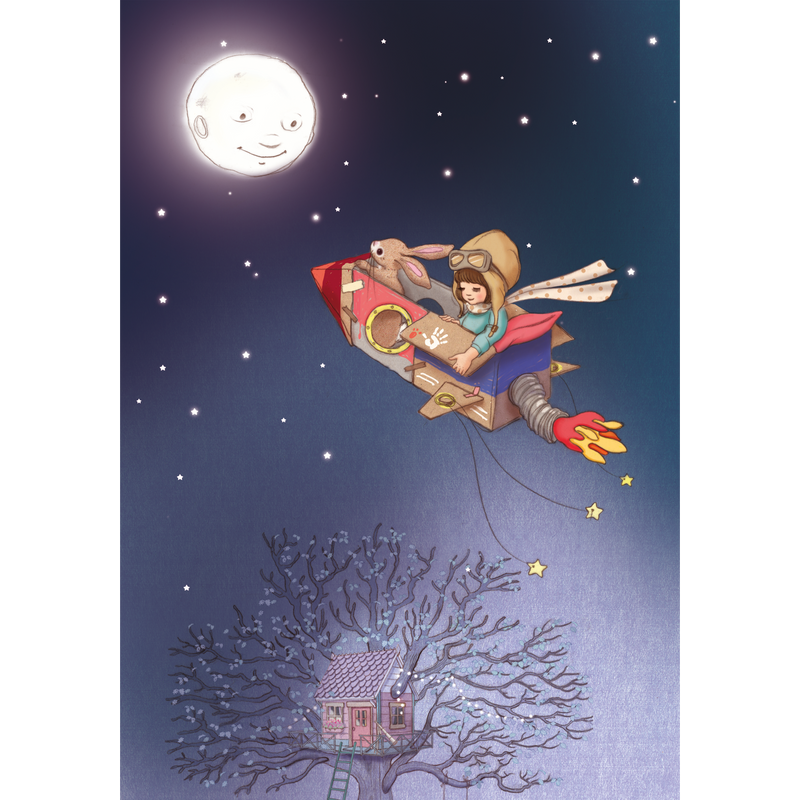 גלויה : Night Flight