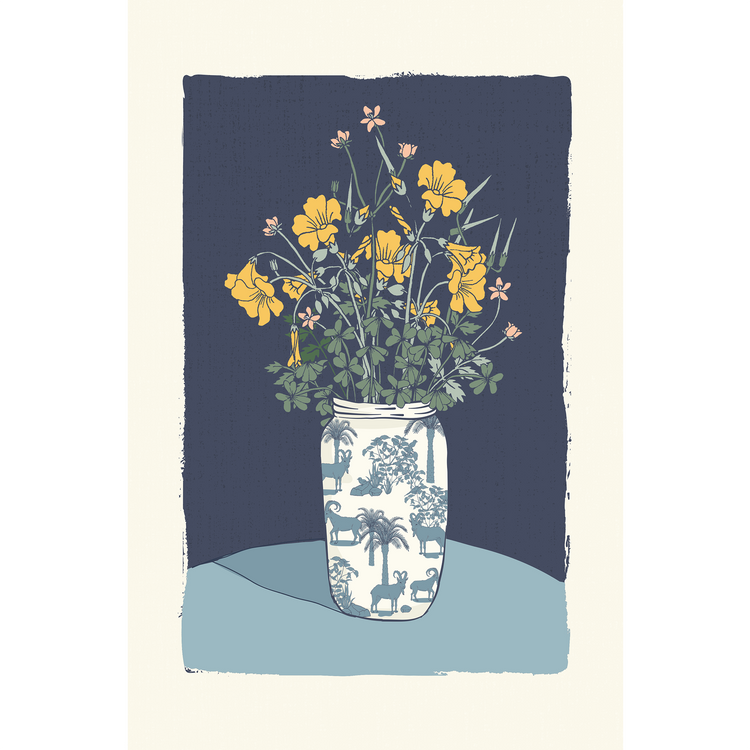 פרינט : Winter Flowers S