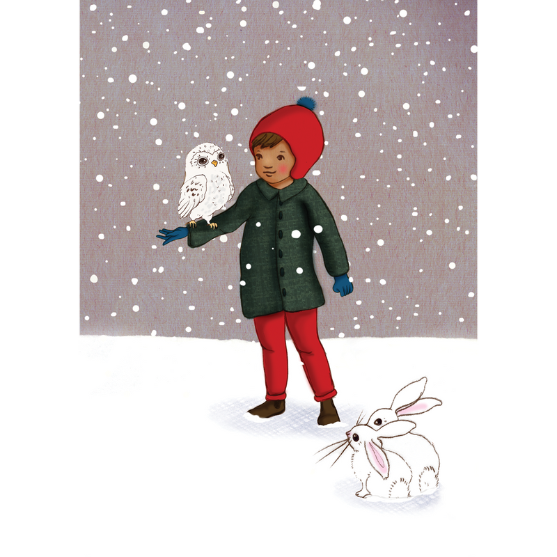 גלויה : Snow Owl