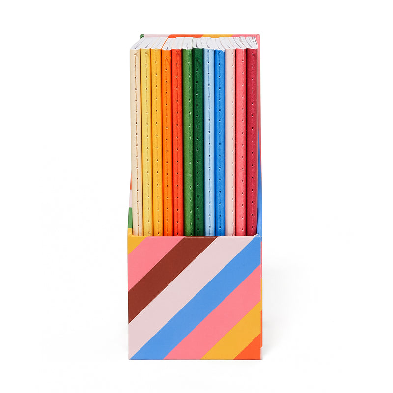 מארז פנקסים : Rainbow Stripe