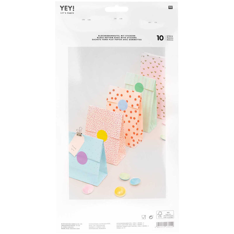 מארז שקיות נייר ארוכות: Design Mix M