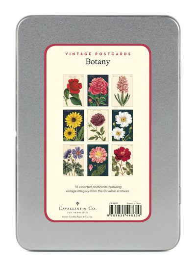מארז גלויות בקופסת פח : Botanica