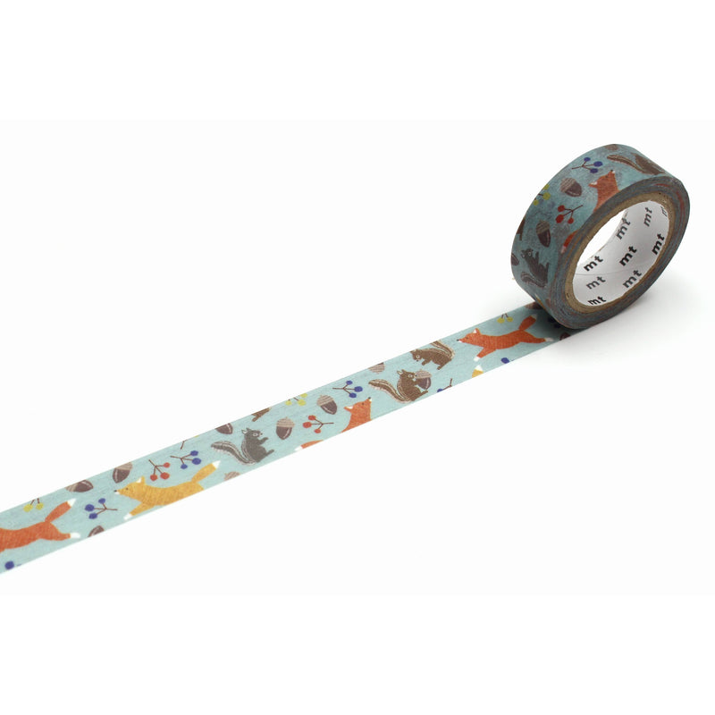 וואשי טייפ : Embroidery Fox & Squirrel