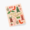 מארז כרטיסי ברכה ומעטפות : Deck the Halls