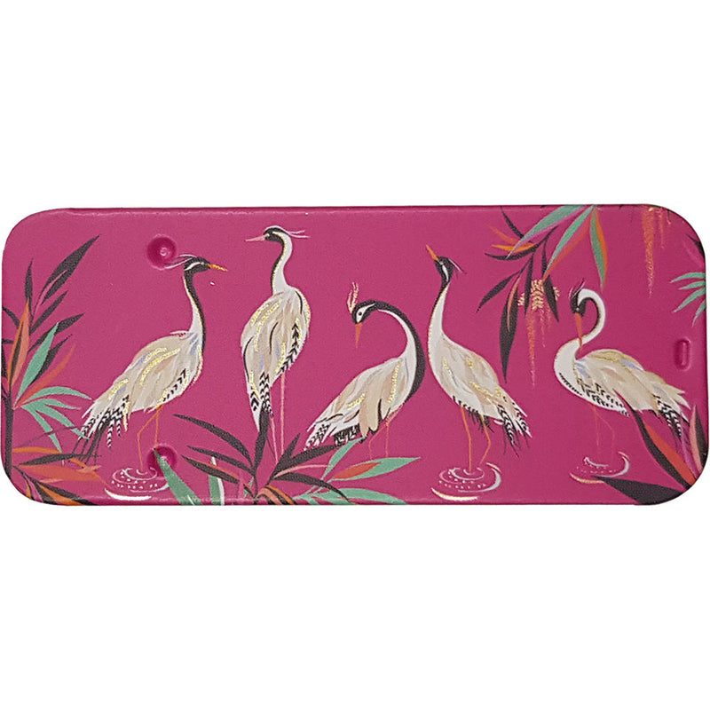 קופסת פח מיני : Herons Pink
