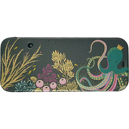 קופסת פח מיני : Octopus Dark Green