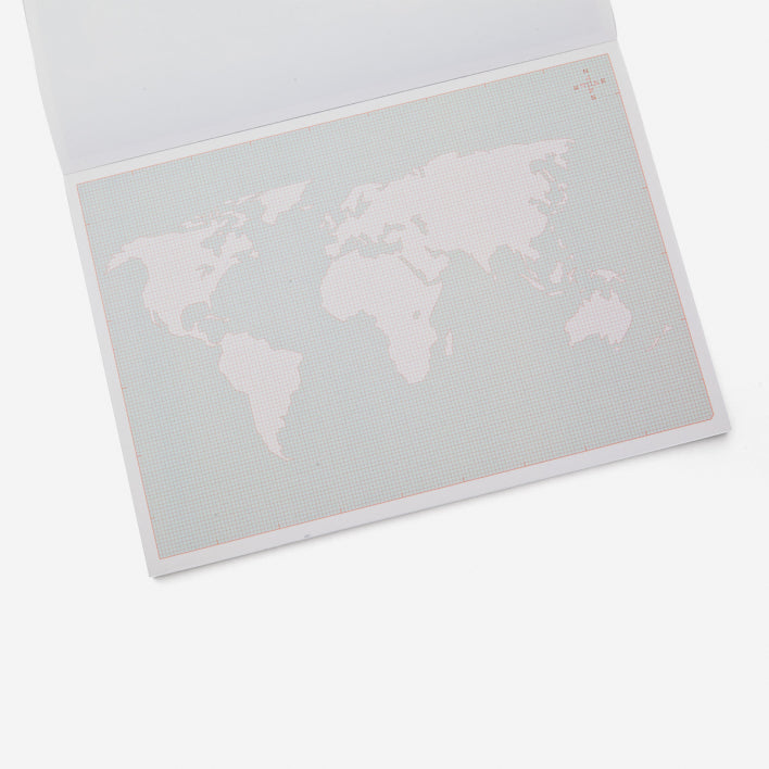 נוטפד A4 שולחני : World Map