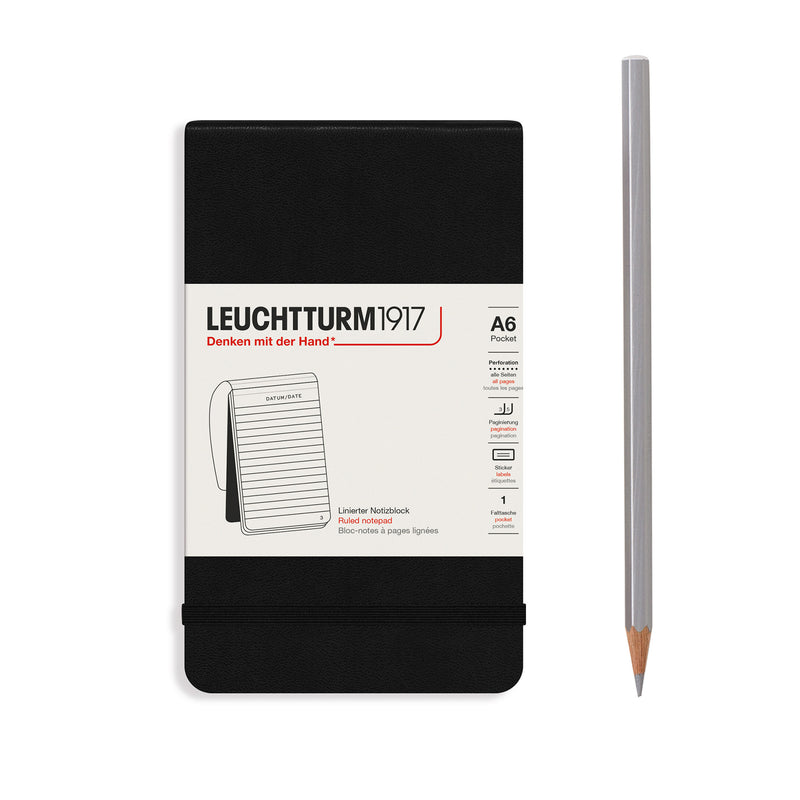 נוטפד כריכה קשה: Black, A6